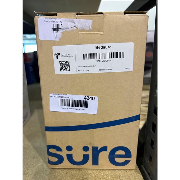 Bedsure flannel blanket 50"x60"