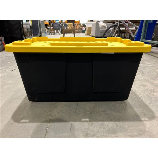 Greenmade stackable storage bin with snap locking lid