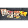 Image 1 :  NO RESERVE Assortment of 6 small metal signs including Indian Motorcycle and Dodge Super Bee 