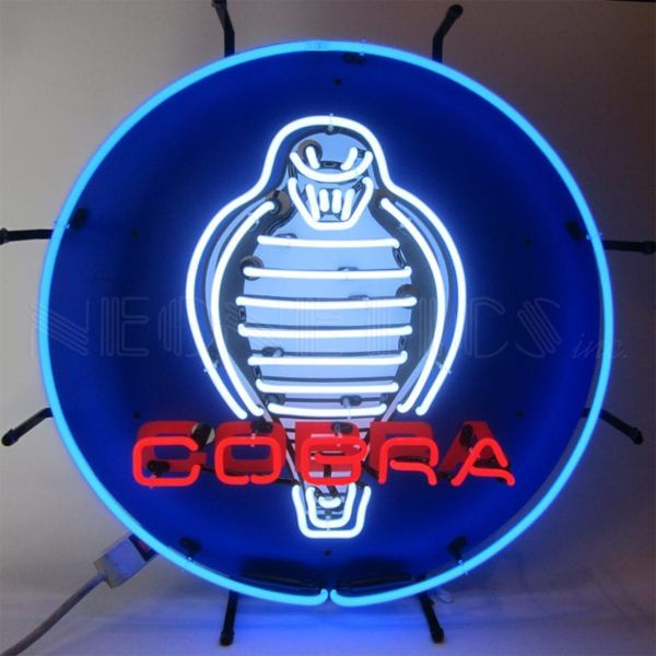 NO RESERVE FORD COBRA NEON SIGN WITH BACKING