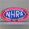 Image 1 : NO RESERVE NHRA OVAL IN CAN NEON SIGN