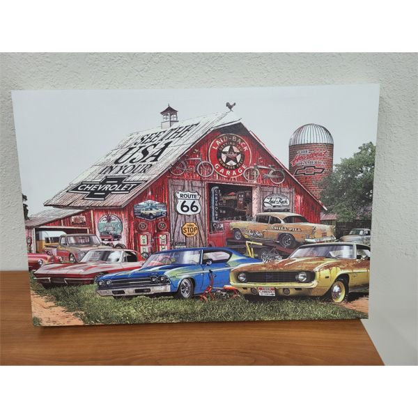 Laid-Back Garage Canvas Print