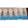 Image 11 : TEN SILVER AND BRASS TREBLE HOOK SPINNERS