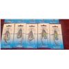 Image 8 : TEN SILVER AND BRASS TREBLE HOOK SPINNERS