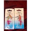 Image 9 : TEN TREBLE HOOK SPINNERS- FIVE THAT ARE RED, GOLD AND SILVER AND FIVE THAT ARE LARGER WITH RED AND S
