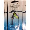 Image 5 : TEN SVEN TREBLE HOOK SPINNERS - FIVE ARE PURPLE AND SILVER AND FIVE ARE GREEN AND SILVER
