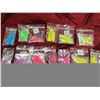 Image 1 : 13 BAGS OF ASSORTED TINY TUBES TO MIMIC WORMS
