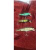 Image 1 : THREE KICK TAIL TREBLE HOOK LURES, 3PC BODY TO IMITATE FISH SWIMMING