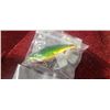 Image 15 : TEN ASSORTED LURES - WEIGHTED AND TREBLE HOOKED