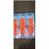 Image 5 : THREE PACKS OF ORANGE JIGS