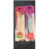 Image 1 : TWO SURE CATCH CLOTH CUTTLEFISH LURES SIZE 4 BLUE AND PINK
