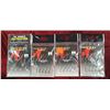 Image 1 : THREE PACKS OF MATZUO AMERICA SIZE 6  QTY 10 PLAIN SHANK OFFSET HOOKS AND ONE PACK OF 18" SINGLE FLU