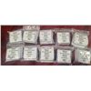 Image 1 : QTY 500  2.5 X 2.5 SWAB CLEANING COTTON FOR .30CAL, 50CAL AND 12GA