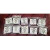 Image 2 : QTY 500  2.5 X 2.5 SWAB CLEANING COTTON FOR .30CAL, 50CAL AND 12GA