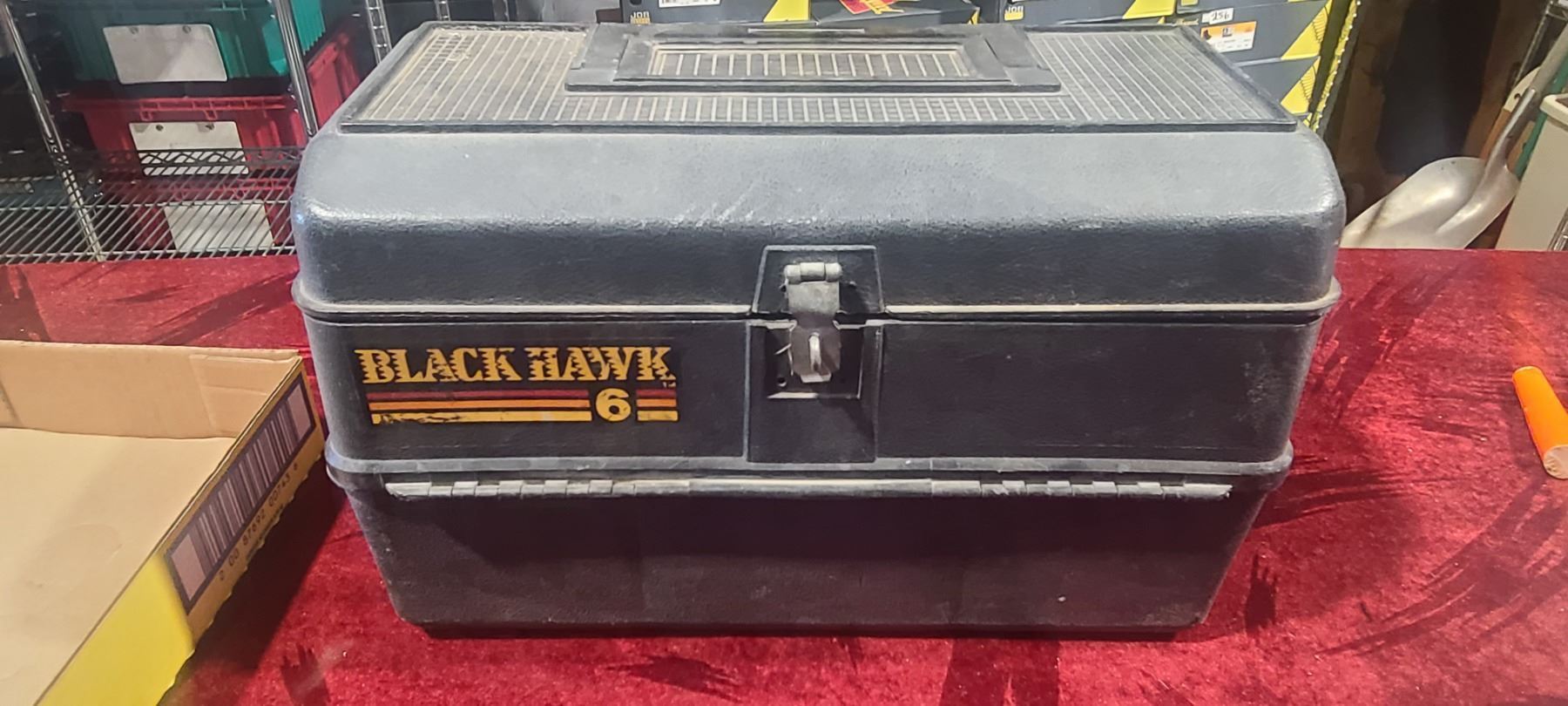 hawk tackle box EAGLE CLAW GO FISH EXTREME VALUE KIT, 55 PIECES, CONTAINS AN ASSORTMENT OF HOOKS, RIGS, SINKERS, AND OTHER TACKLE FOR FRESHWATER FISHING thus greatly facilitating transport Go Fish Extreme Tackle Box