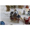 Image 3 : Assorted Christmas Decorations - Houses Light Up