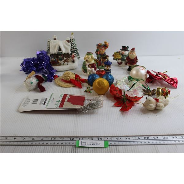 Assorted Christmas Decorations, Ornament Hangers