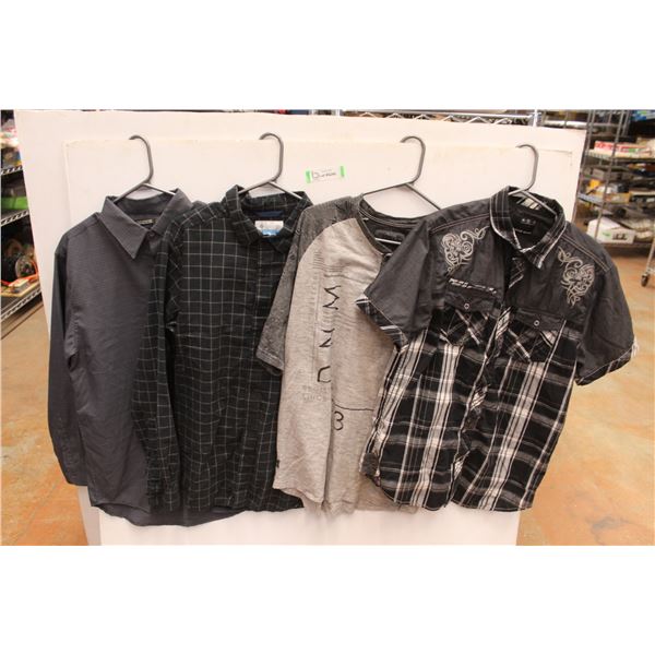 *(4) Shirts - (3) M, (1) XXL