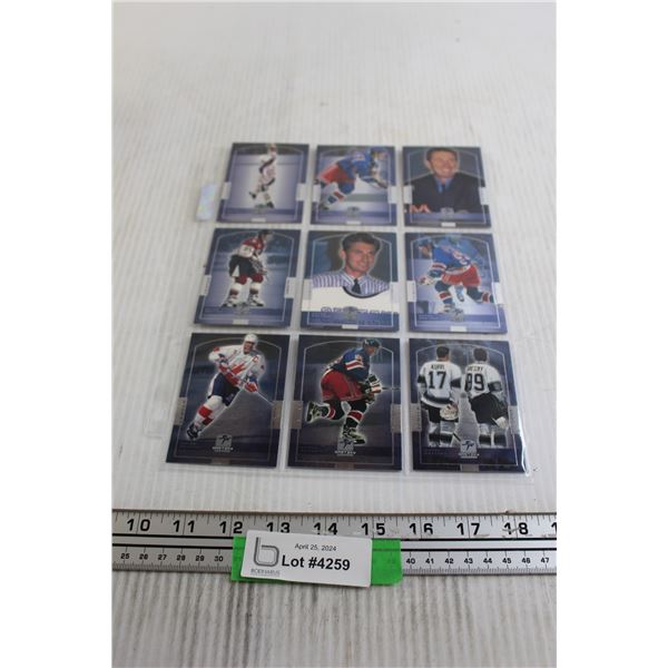 (9) Wayne Gretzky Hall of Fame Career Cards