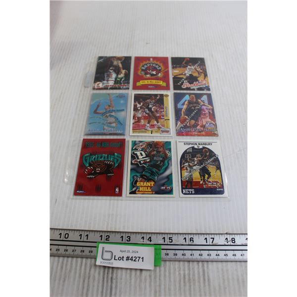 (9) NBA Basketball Promo Cards