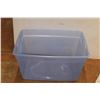 Image 3 : *(2) Plastic Crates - (2) Plastic Totes (no lids)