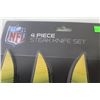 Image 2 : NFL 4 Piece Steak Knife Set - Jackson Ville Jaguars (NIB)