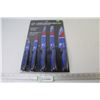 Image 1 : NHL 5 Piece Cutlery Steak Knife Set - New York Rangers (NIB)