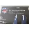Image 2 : NHL 5 Piece Cutlery Steak Knife Set - Patriots (NIB)