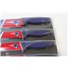 Image 4 : NHL 5 Piece Cutlery Steak Knife Set - Patriots (NIB)