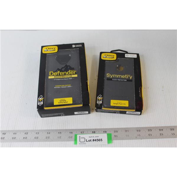 (2) Otterbox Phone Protectors: Defender & Symmetry