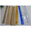 Image 3 : Santa-Lites Outdoor Bulbs, (9) Rulers, (2) Door Hinges