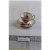 Image 1 : Miniature Royal Albert American Beauty Teacup and Saucer