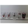 Image 1 : (5) Glasses - Hockey Mom - Team Canada - Raiders - Chicago Bulls