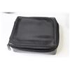 Image 3 : Black Leather Purse - (2) Lug Shoulder Purses - Hand Bag - Cosmetic Case w/Mirror