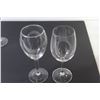 Image 5 : (9) Wine Glasses (4 have gold rims)