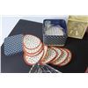 Image 7 : Paper Cup Coasters - Wooden Napkin Rings - (12 Pinwheel Crystal Napkin Rings - Pinwheel Crystal Divi
