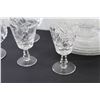 Image 3 : (6) Liqueur Crystal Glasses (6) Crystal Plates, Candle Holder