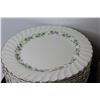 Image 2 : Snow White Regency Johnson Bros Ironstone China Dinner Set - Made in England: (21) Supper Plates, (2