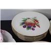 Image 4 : Germany Made China: (7) Bavaria Schumann Made Plates (6) Fruit Plates, (1) Woods & Sons Plate Made i