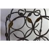 Image 3 : (2) Wine Racks: Metal Floral & Homemade