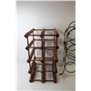 Image 5 : (2) Wine Racks: Metal Floral & Homemade