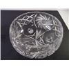Image 3 : (2) Pinwheel Crystal 3 Footed Bowls