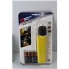 Image 2 : Hard Hat Flashlight w/ Batteries - NIB, Duracell Rechargeable Battery Charger