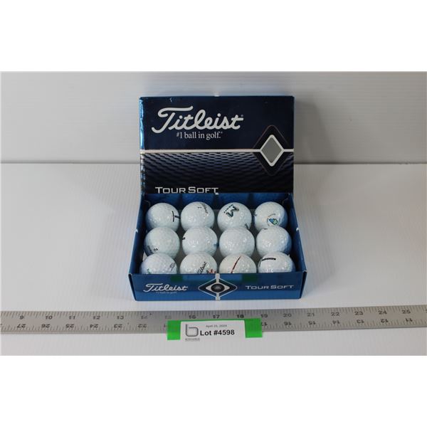 (12) Titleist Golf Balls in Box