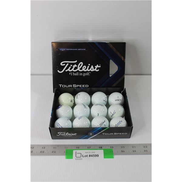 (12) Titleist Golf Balls in Box