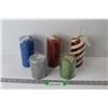 Image 1 : (5) Pillar Glitter Candles