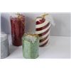 Image 3 : (5) Pillar Glitter Candles