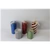 Image 4 : (5) Pillar Glitter Candles