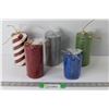 Image 1 : (5) Pillar Glitter Candles