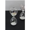 Image 3 : (4) Hourglasses - 5" Tall
